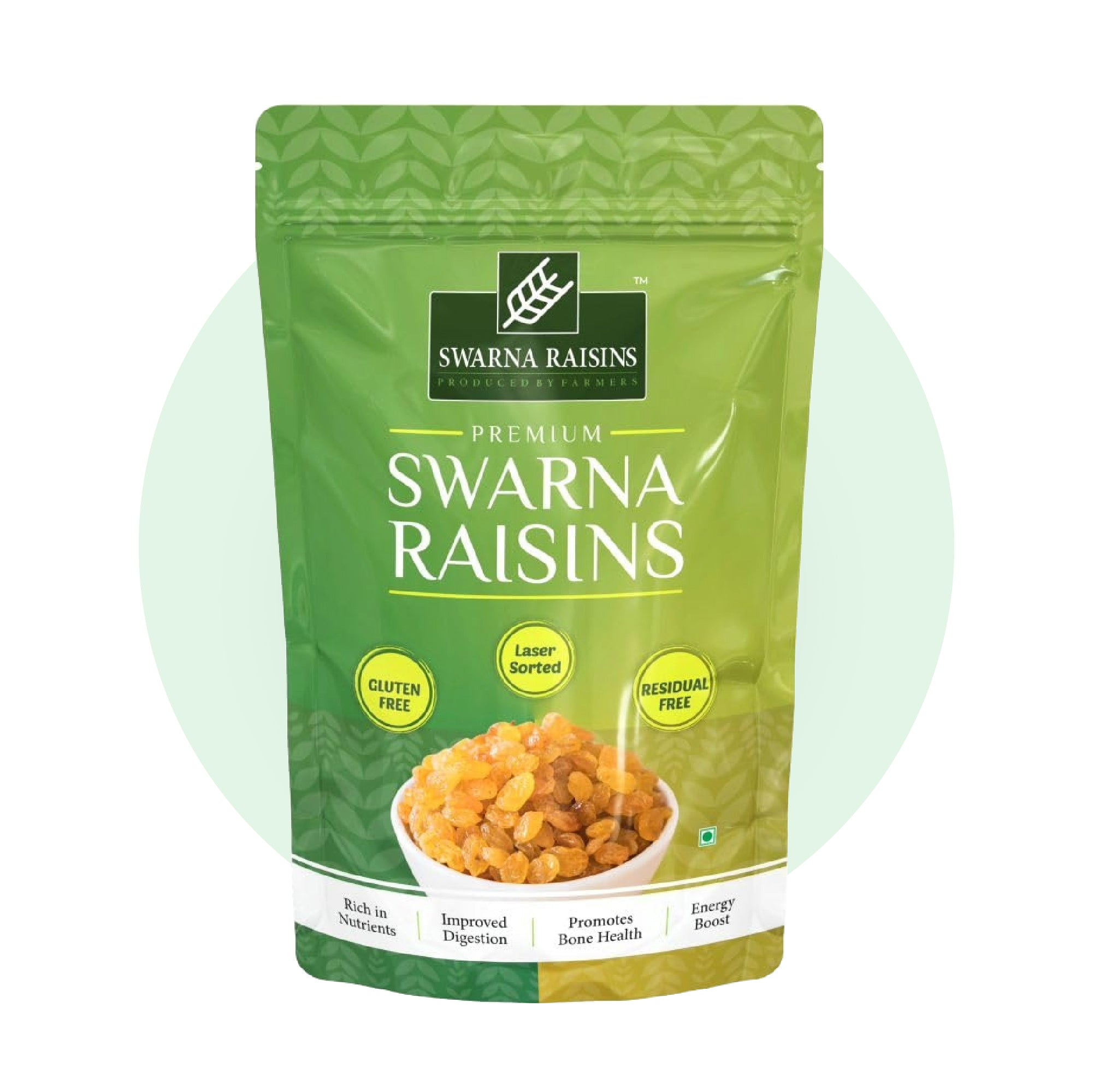 Swarna Raisins 5 Kgs 100% Pure Premium Thompson Seedless Golden Raisins