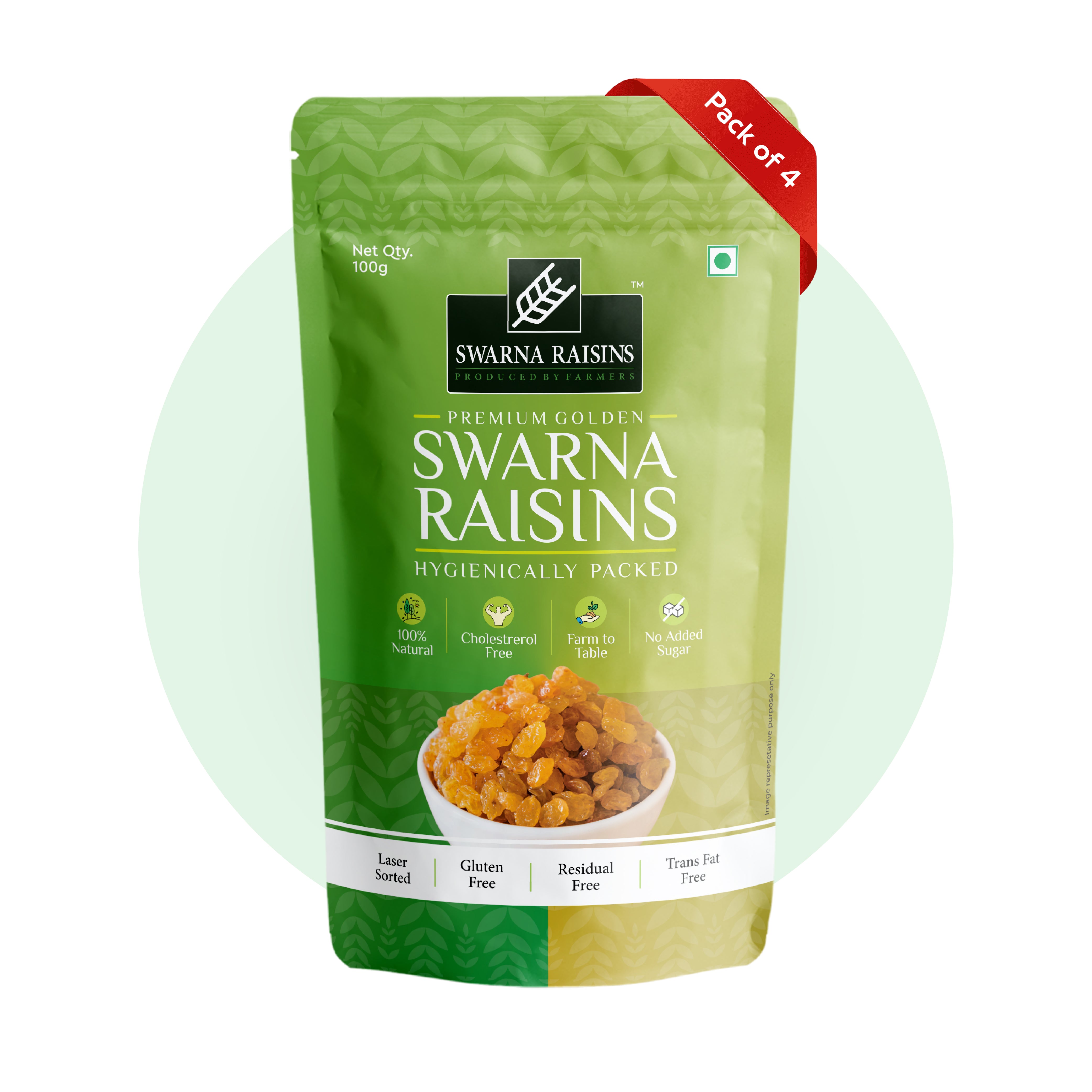 Golden Raisins from karnataka pack of 1 Kg