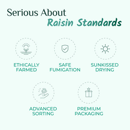 Swarna Black Raisins 500 gms - Rich in Antioxidants -  Swarna Raisins