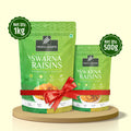 Premium Golden Raisins Family pack 1Kg + 500gms