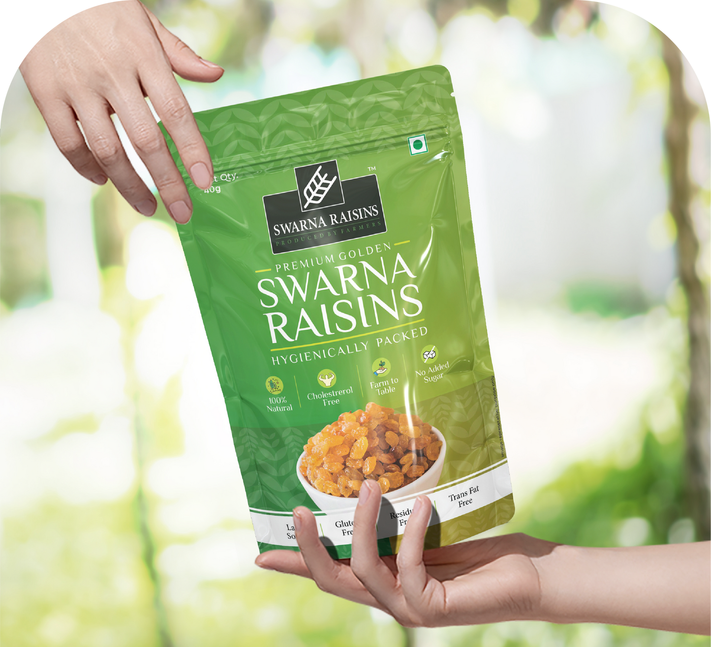 Golden and Black Raisins Family Pack 1kg each