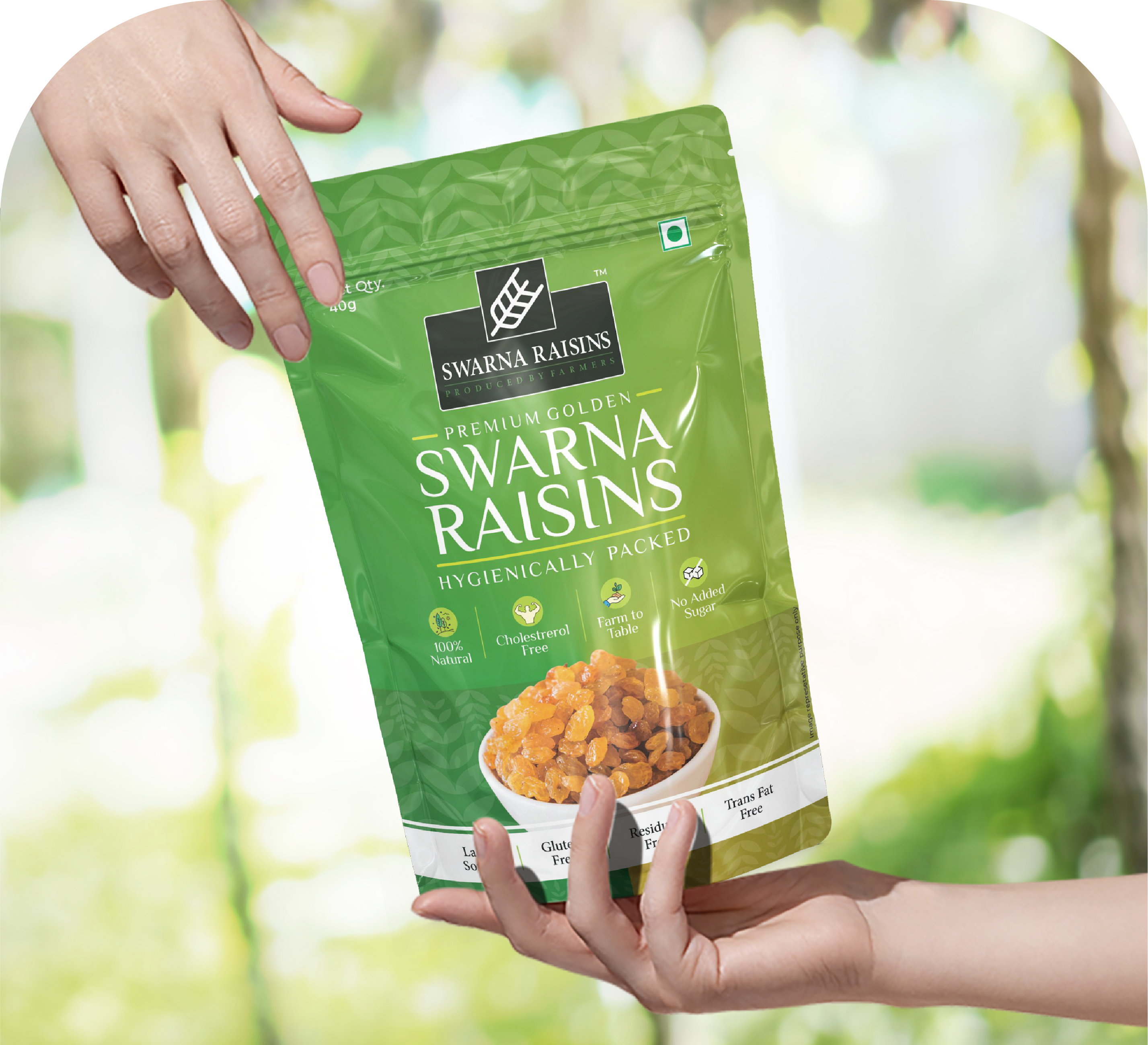 Premium Golden and Black Raisins Startet Combo 200 gms each