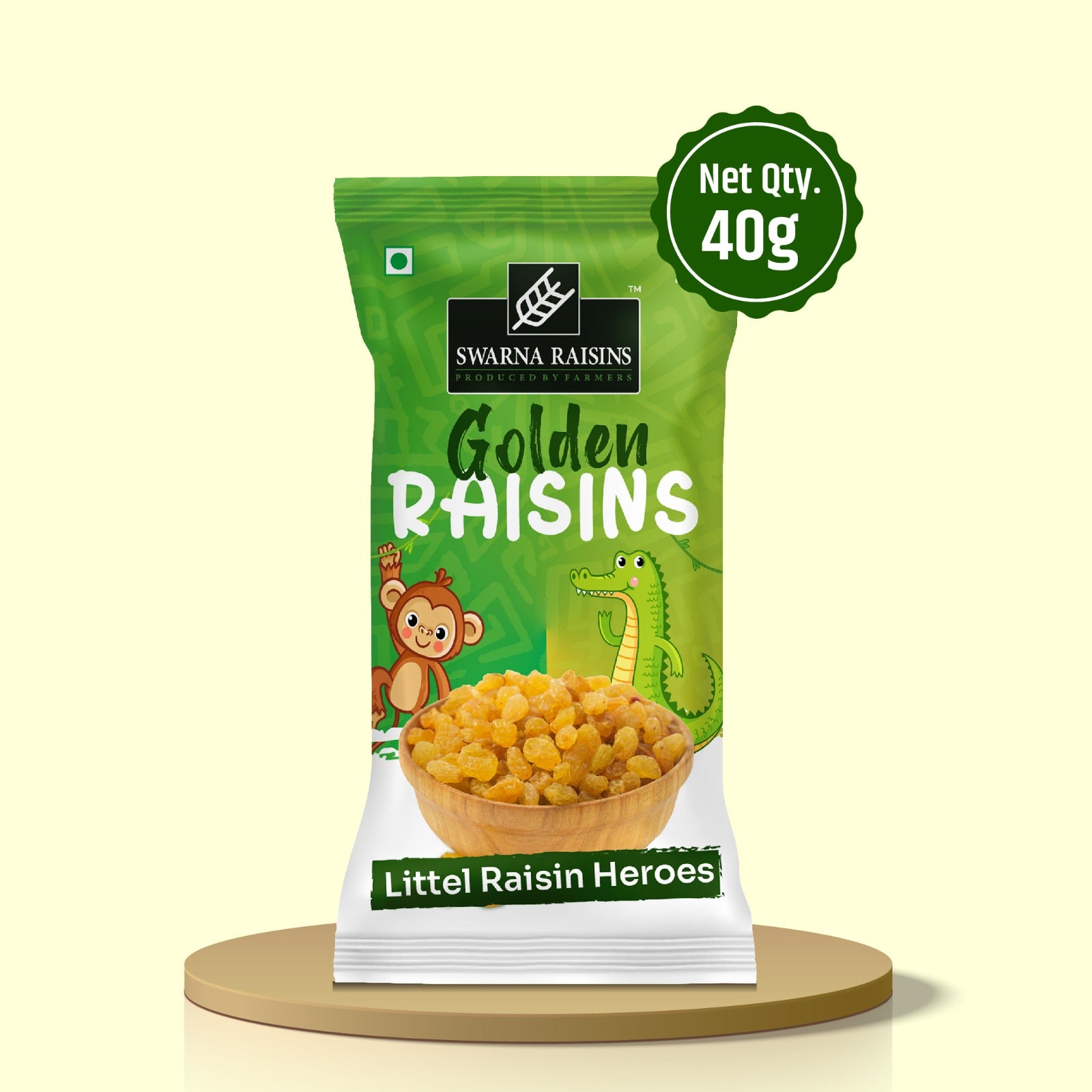 Swarna Premium Black & Golden Raisins (40g Packs)
