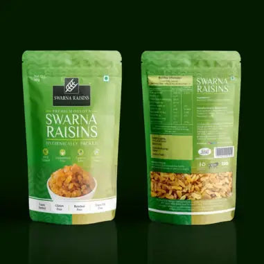 Swarna Raisins 40gms (Pack of 30) 100% Pure Premium Thompson Seedless Golden Raisins -  Swarna Raisins